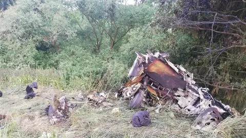 Wrak samolotu w miejscowości Jickovice