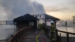 Pożar w zoo w Borysewie