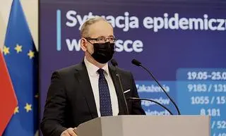 Adam Niedzielski na konferencji
