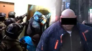 Nagranie z zatrzymania "Hossa". Jak ukrywał się przed policją?
