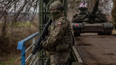 Terytorialsi z 7 Pomorskiej Brygady Obrony Terytorialnej w ramach ćwiczenia Dragon-24, zabezpieczali przemieszczanie się kolumny żołnierzy państw NATO