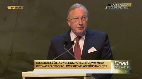 Cała konferencja prasowa holenderskiego urzędu ds