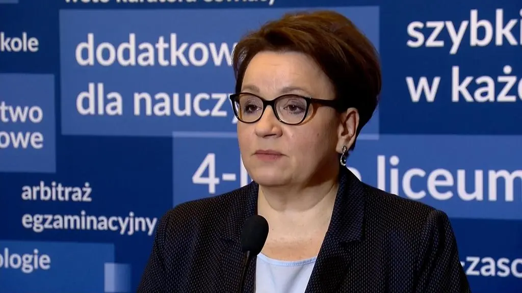Zalewska: w większości szkół w tym tygodniu zostały zaplanowane rady pedagogiczne