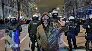 Jerzy Owsiak podczas sobotniego protestu