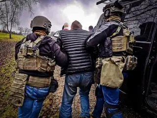 Dariusz K. został zatrzymany na drodze krajowej numer 65 w wigilijne południe