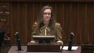 Klaudia Jachira zabrała głos podczas wtorkowych obrad Sejmu