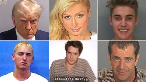 Donald Trump dołączył do pokaźnego grona gwiazd uwiecznionych na policyjnych zdjęciach