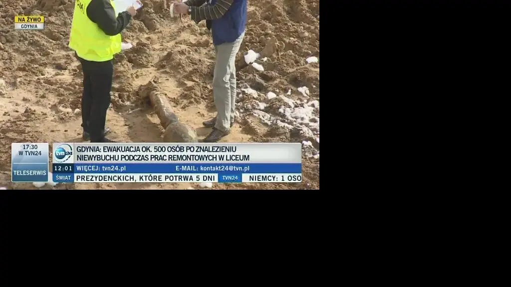 Bomba w pobliżu szkoły