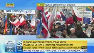 "Dobra zmiana, to kaszana, dobra zmiana, to kaszana"