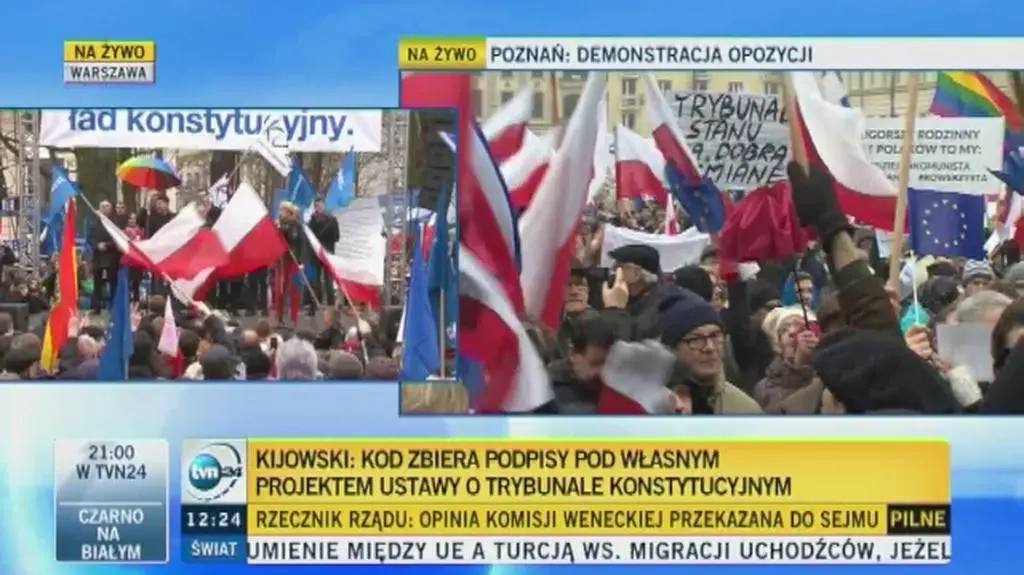 "Dobra zmiana, to kaszana, dobra zmiana, to kaszana"