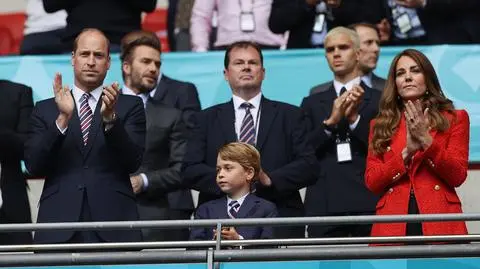 Znane osobistości na Wembley. Wśród nich książę i księżna