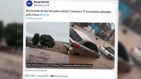 Ofiary śmiertelne i zaginieni po ulewach. Deszcz tak szybko nie odpuści