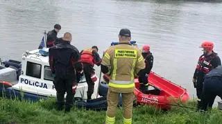 Akcja ratowników wodnych i policji
