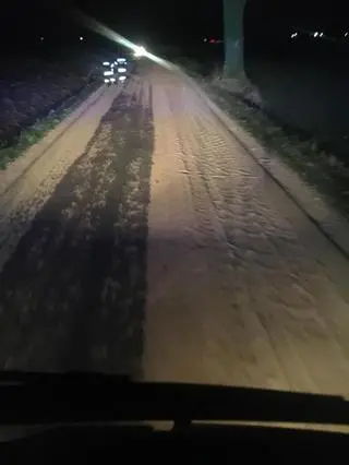 Zboże było rozsypane na odcinku 5 km