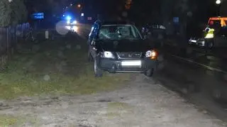Do wypadku doszło na nieoświetlonym odcinku drogi 