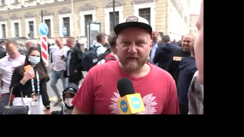 kibice przed meczem