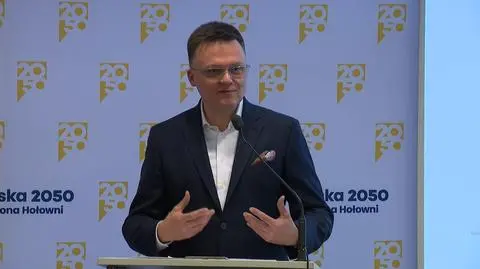 Hołownia o Glapińskim: jeżeli ludzie o tak infantylnym podejściu trzymają stery gospodarki, marny nasz los