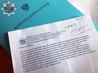 Podziękowania dla policjantów od ojca Feliksa