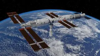 Tiangong - wizualizacja
