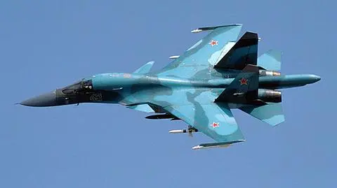 Rosyjski Su-34. Zdjęcie ilustracyjne 