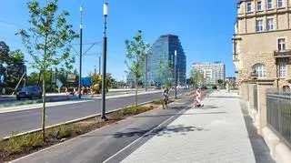 Odcinek od ul. Wieniawskiego do ronda Kaponiera