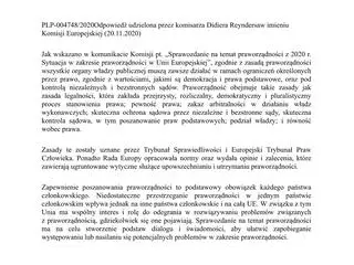 Reynders odpowiedział Waszczykowskiemu. Były szef MSZ opublikował pismo
