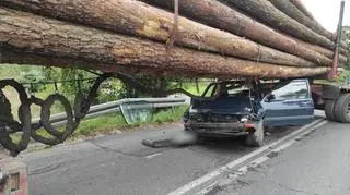 Kierowca ciężarówki nie ustąpił pierwszeństwa