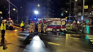 Zderzenie karetek w Krakowie