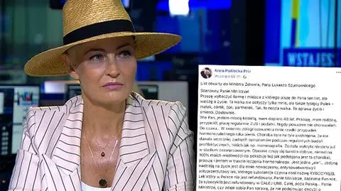 Nawet jeśli ktoś zarabia bardzo dobrze to nie stać go na to. Anna Puślecka o leczeniu raka piersi