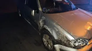 Tak wyglądał golf po uderzeniu w betonowe ogrodzenie