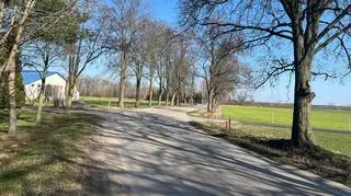 Gucin. Miejsce w którym doszło do wypadku