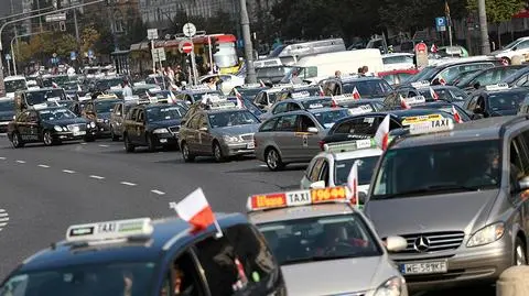 Taxi podział i emocje na postoju