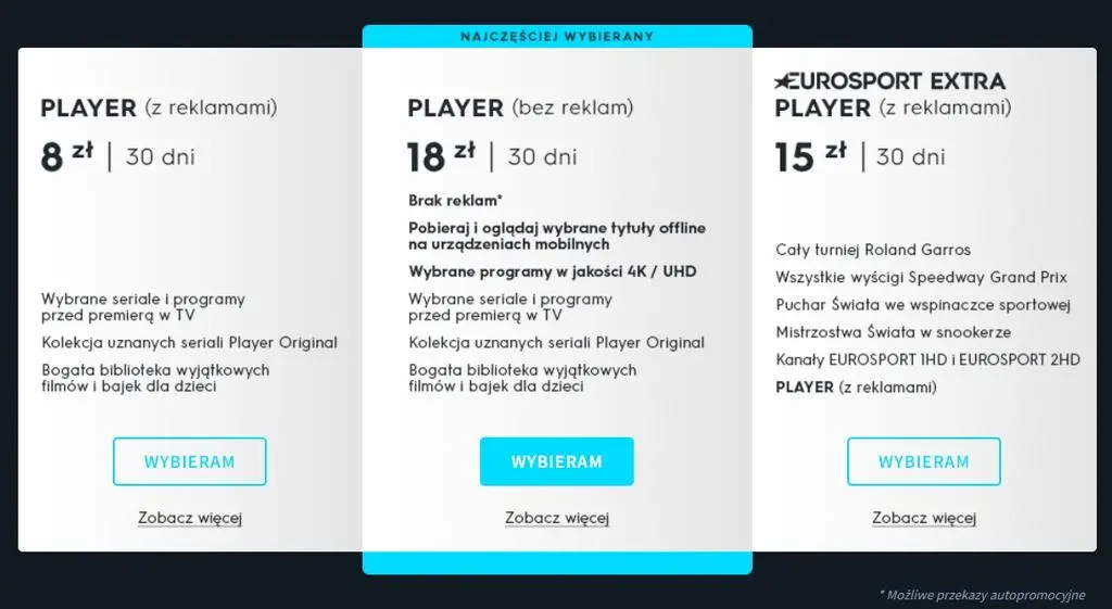 Oferta Player.pl