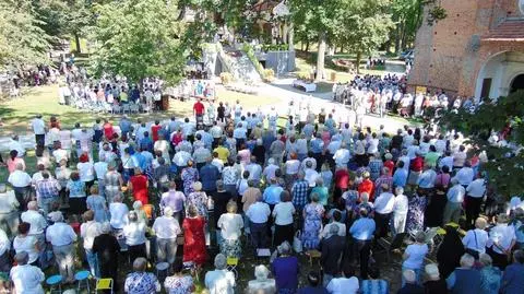 Kodeń jest popularnym centrum pielgrzymkowym (zdjęcie z 8.09.2016) 