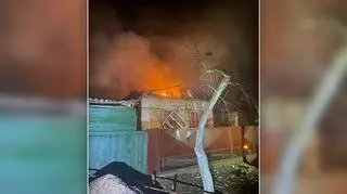 Zniszczenia w obwodzie zaporoskim po ataku dronów 