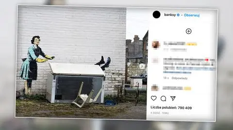 Banksy. Graffiti na Walentynki 2023