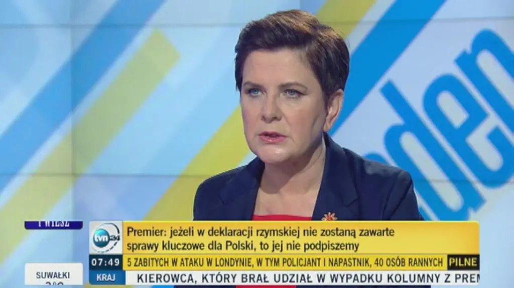 Beata Szydło o Deklaracji Rzymskiej