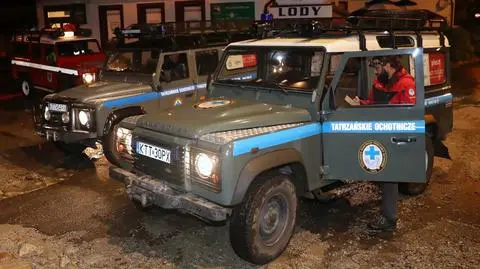 Całą noc trwała ewakuacja turystów z Kasprowego Wierchu