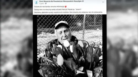 Zmarł powstaniec warszawski Henryk Filipski "Jeremi"