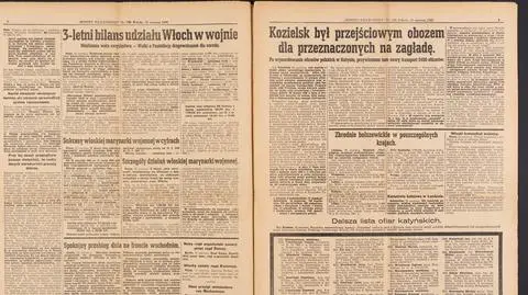 Kupili wydania "Gońca Krakowskiego" z informacjami o zbrodni w Katyniu