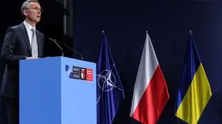 NATO potwierdza wsparcie dla Ukrainy, potępia Rosję za podsycanie konfliktu