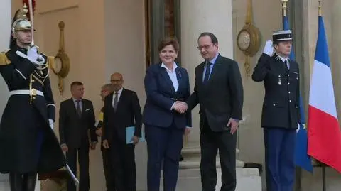 Premier Szydło w Paryżu