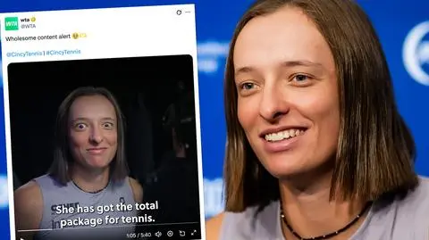 "O rany, jesteś na żywo?". Świątek i inne gwiazdy zaskoczyły