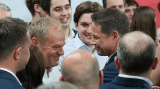 Donald Tusk i Rafał Trzaskowski