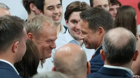 Donald Tusk i Rafał Trzaskowski