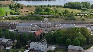Dworzec z lotu ptaka