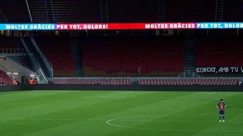 Robert Lewandowski na Camp Nou