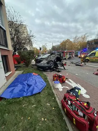 Wypadek w Pruszkowie