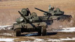 Rosyjskie czołgi T-72. Zdjęcie ilustracyjne 