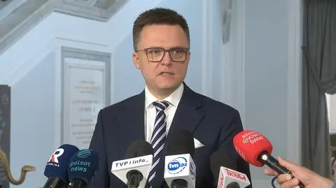 Hołownia: clue przesłuchania były relacje Sejmu z Trybunałem Konstytucyjnym, KRS, działań w sprawie zaprzysiężenia Nawrockiego